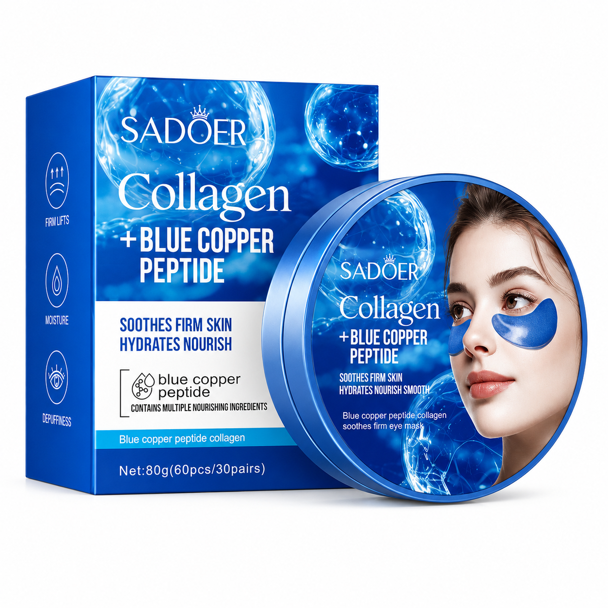 מסכת עיניים קולגן וקפאין – SADOER Velin skin care כל הזכויות שמורות