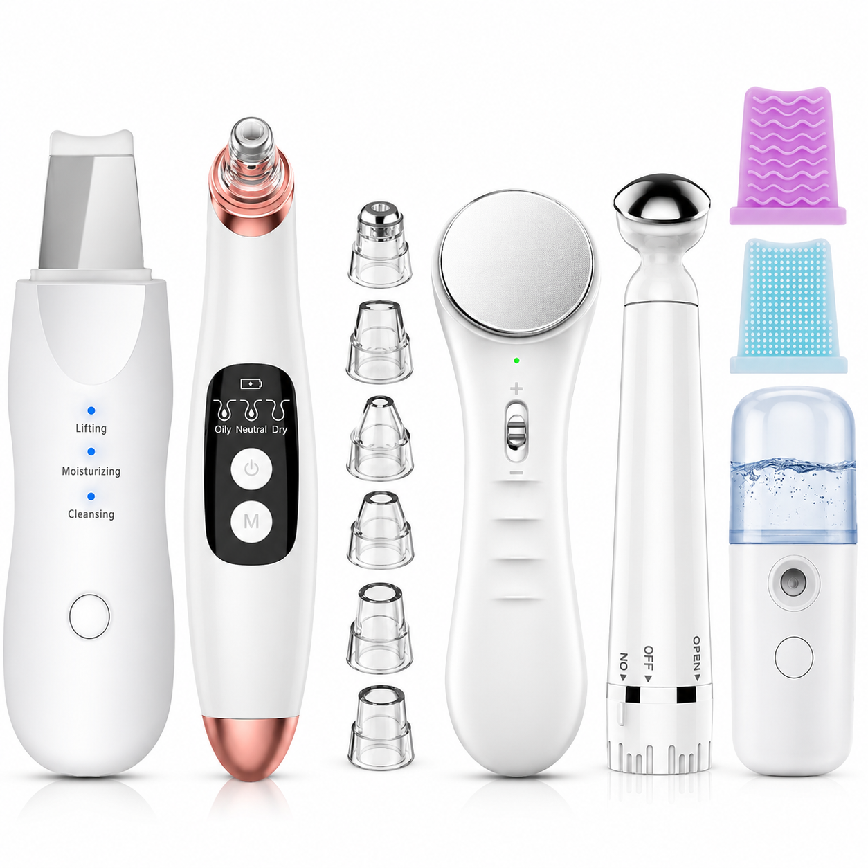 מכשיר אולטרסוני לניקוי וטיפוח עור הפנים Velin skin care כל הזכויות שמורות